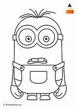 Minion Coloring Kids Minions Draw Drawing Drawings Pages Minionki Do Rysunki Choose Board sketch template