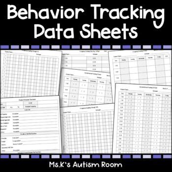 aba behavior special education data sheets abc frequency partial