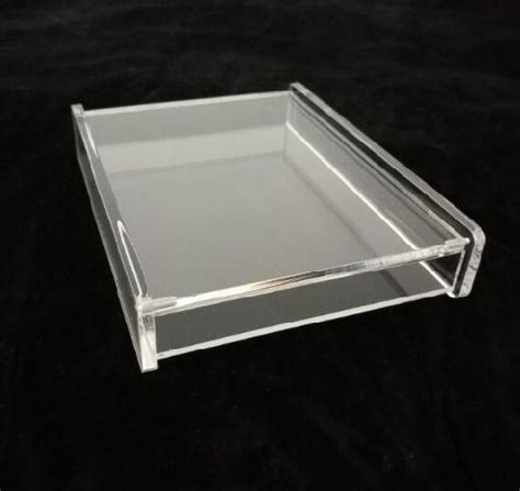 clear acrylic storage box  hinged lid wholesale specialized case