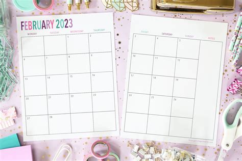 printable  page monthly calendar  calendar printable