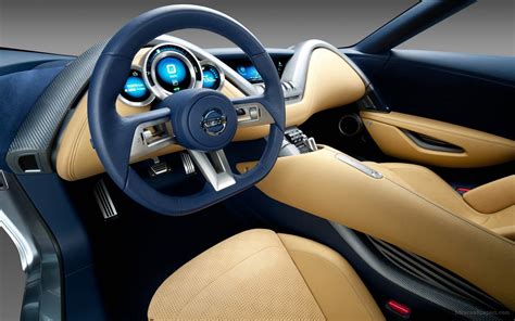 nissan electric sports concept car interior wallpaper hd car