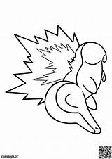 Cyndaquil Colorings Consent sketch template