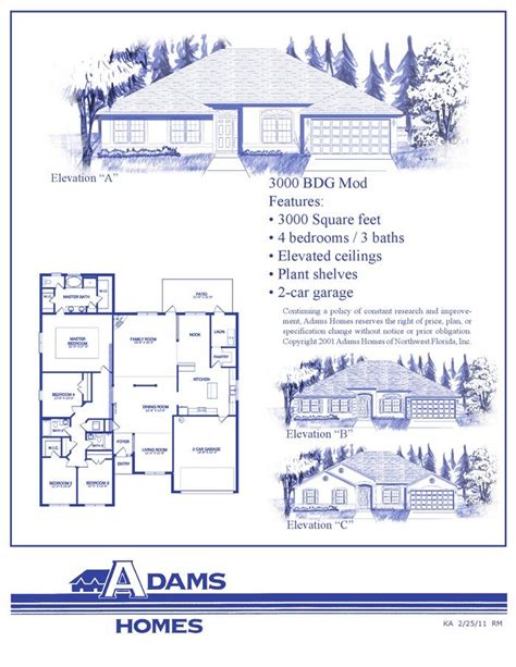 beautiful adams homes  floor plan  home plans design