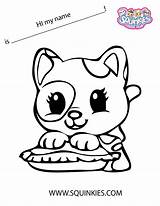 Coloring Pages Squinkies Colouring Girls Printable Cartoon Shopkins Sheets Print Pet Shop Books Adult Choose Board Activities Getcolorings Color Getdrawings sketch template