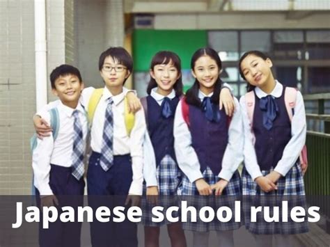 14 Japanese School Rules