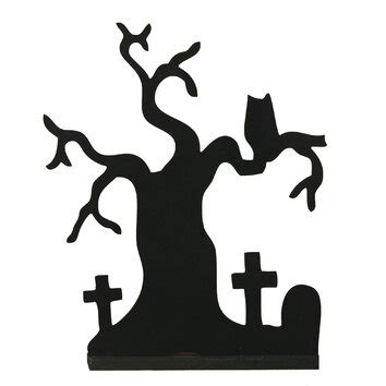 wood spooky tree silhouette wayfair