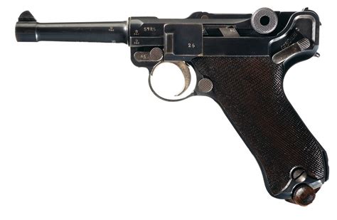 Wwi German Dwm 1916 Luger Pistol With British Proofmarks