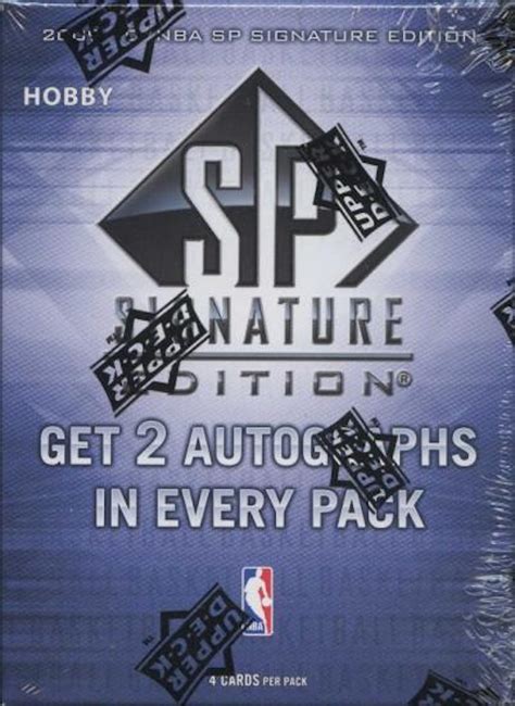 2009 10 Upper Deck Sp Signature Edition Basketball Hobby Box Da Card