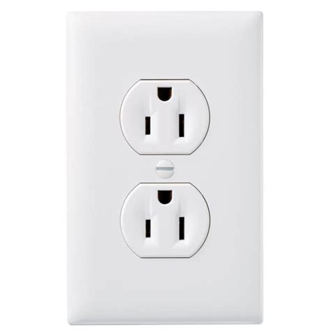 legrand coalr white  amp duplex residential outlet   electrical outlets department