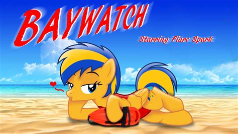 flare spark in baywatch wallpaper by ej lightning 007 fur affinity