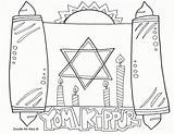Yom Kippur Coloring Pages Holidays Doodle Template Doodles Religious sketch template