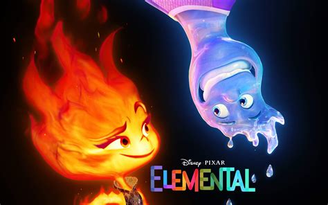 elemental opposites react teaser trailer poster pixar post