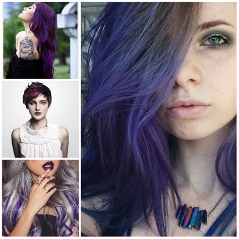dark purple hair color ideas  haircuts hairstyles  hair colors