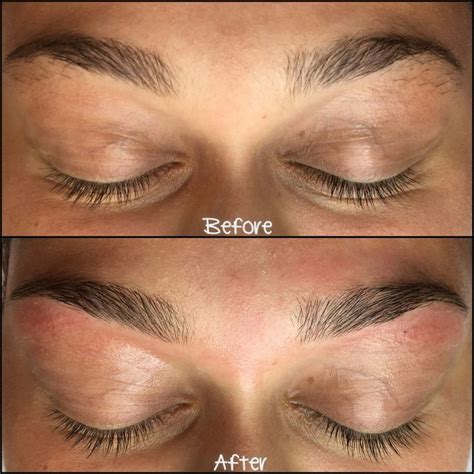 eyebrowwaxing beforeandafter skin serendipity day spa wappingers