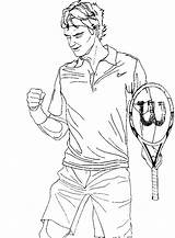 Federer Coloriage Coloriages Exclusif sketch template