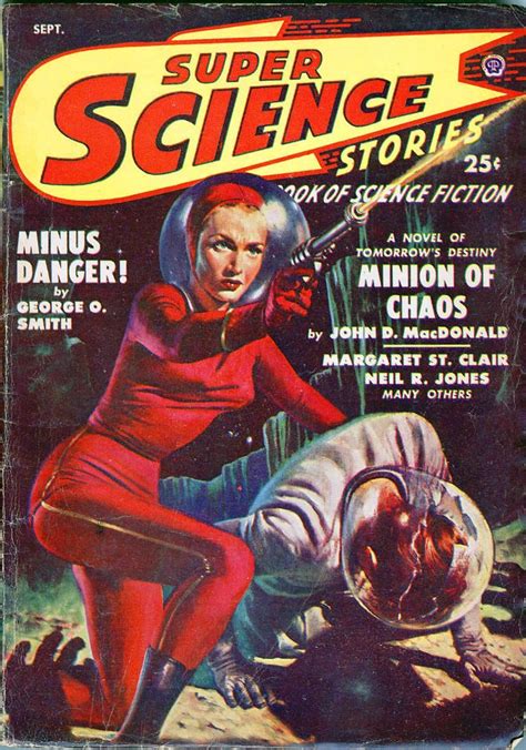 sci fi magazine cover 50s 60s retro sci fi magazine