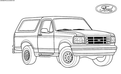 ford coloring pages    print