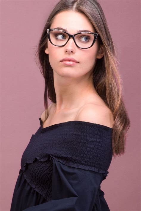 Dolled Up Ebony Granite Our Bestselling Cat Eye Frame Classic With An