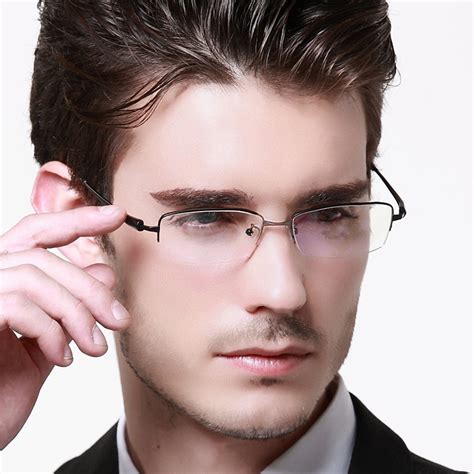 2015 New Fashion Men Titanium Eyeglasses Frames Men Brand Business