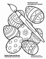 Coloring Easter Pages Printable Egg Print Eggs Sheets Kids Fun These sketch template