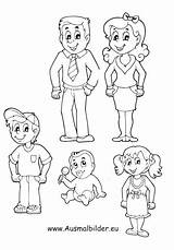 Ausmalbilder Menschen Ausmalbild Puppets Erwachsene Familien Kindergarten Familia Junge Fotoapparat Geschwister Vorschule Zeichentrick Pinnwand Auswählen Generationen sketch template
