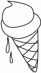 Ice Cream Sketch Drawing Melting Line Cone Paintingvalley Getdrawings sketch template