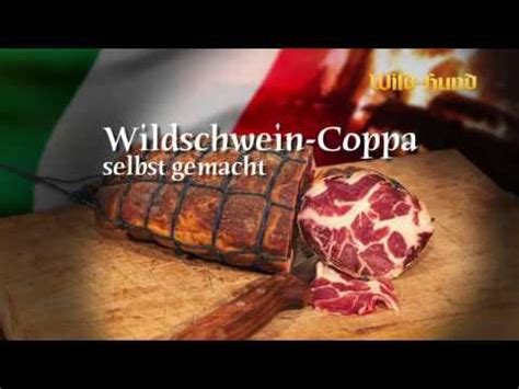 wildschwein coppa selbst gemacht wild und hund rezepte