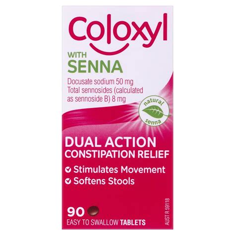Buy Coloxyl And Senna 90 Tablets Online At Chemist Warehouse®