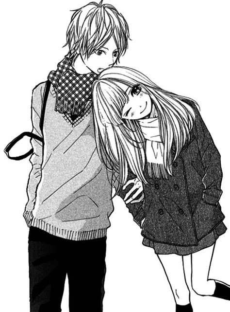 Anime Black And White And Love Image Manga Anime Couples ~