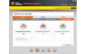 Total Defense Internet Security Suite screenshot #5