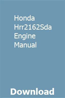 honda hrrsda engine manual transmission repair repair manuals transmission service