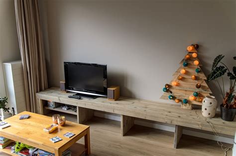 creatieve tijd tv meubel van steigerhout