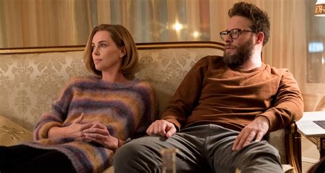 charlize theron and seth rogen make an unexpectedly good