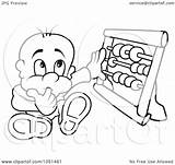 Abacus Outline Baby Using Illustration Royalty Clip Vector Dero Getdrawings Drawing Clipart Background sketch template