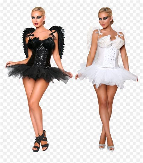 sexy women girl womens sexy black swan costumes hd png download vhv