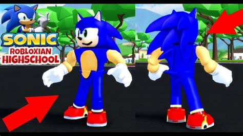 How To Make Sonic The Hedgehog In Robloxian High School [ Roblox