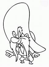 Yosemite Looney Tunes Dibujar Bigote Imprimir sketch template