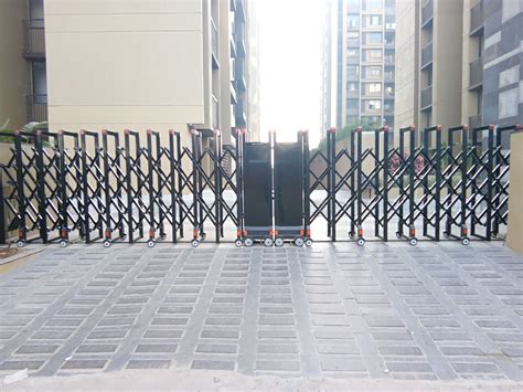 stainless steel automatic retractable gate rs  square feet khodiyar fabricators id