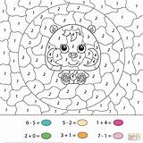 Coloring Hamster Color Pages Number Numbers Calculation Printable Cute Supercoloring Worksheets Phenomenal Inspired Kids Albanysinsanity sketch template