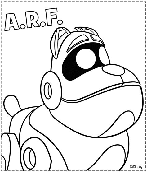 printable puppy dog pals coloring page arf puppy coloring pages