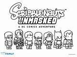 Scribblenauts Coloring Pages Unmasked Carnell Brian 218kb Pdf sketch template
