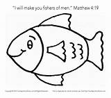 Men Fishers Coloring Jesus Peter Bible Fish Catch Matthew Miraculous Story Kids School Sunday Andrew Activities Crafts Pages Activity Simon sketch template
