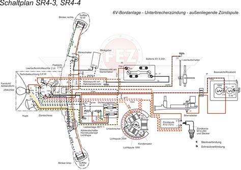 simson sb schaltplan wiring diagram