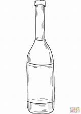 Bottle sketch template