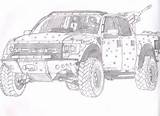 Raptor Ford Truck Drawing Coloring Pages Drawings Svt Sketch Template Draw Deviantart Paintingvalley sketch template