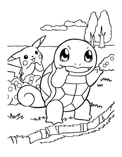 msquirtle coloring coloring pages