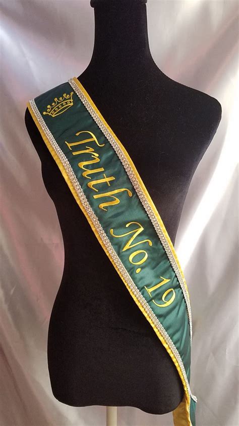 cheap custom sashes personalized sash embroidered sashes  sash spot