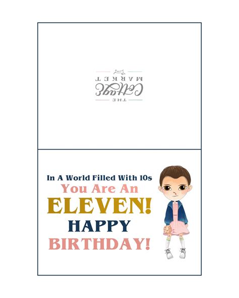 stranger  birthday card printable  printable templates