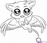 Coloring Animal Cute Pages Drawings Animals Printable Baby Easy Drawing Anime Sheets Print Creatures Color Kawaii Chibi Draw Griffin Colouring sketch template