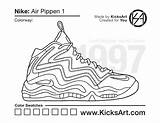 Pippen Kicksart Expensive sketch template